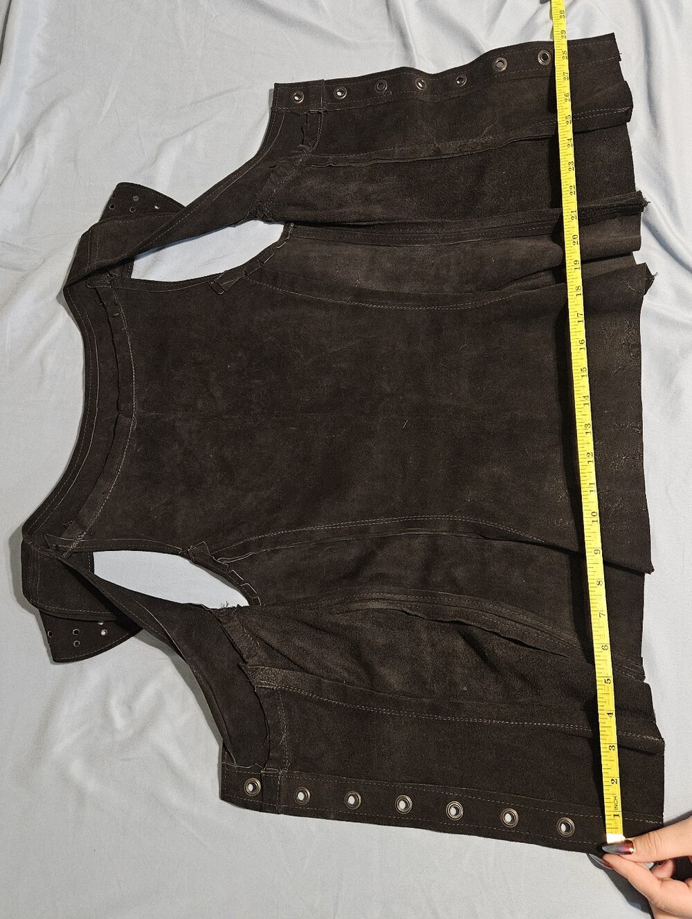 Leather Corset Vest - Picture 11 of 13